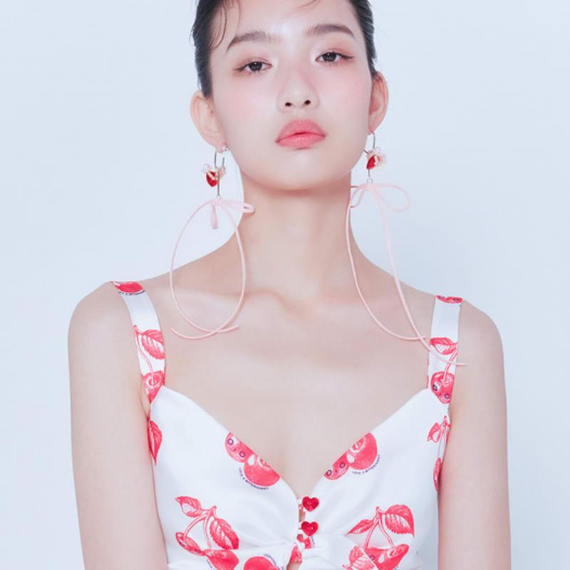 LOVUEE Серьги «Расцветающие из сердца ангела»