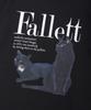 FALLETT [22Весна] Deuce Nero Черная футболка с коротким рукавом