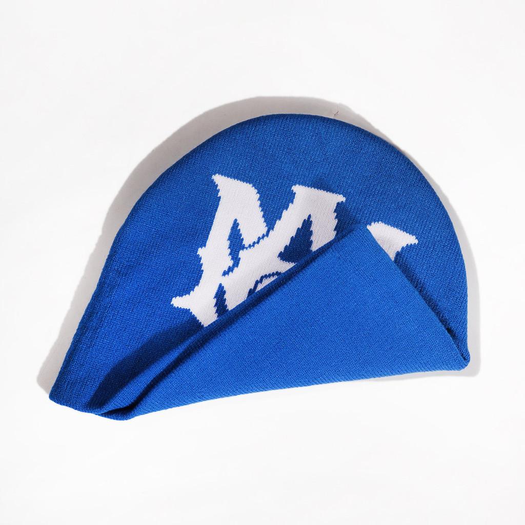 Шапка бини вязаная с узором в виде букв Amiri Модная повседневная уличная Подарок Теплая