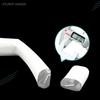 1 Set of Zinc Alloy Plastic Steel Door Split Handle Lock Balcony Bathroom Sliding Door Double-sided Transmission Handle