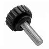 Plastic Hand Bolt Knobs Black Knurled Knobs Durable Clamping Knobs  for Quick Remove