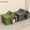 1шт. Уличная водонепроницаемая роскошная кровать для кошек, морозостойкая и водонепроницаемая, удобное убежище, всесезонный универсальный домик для кошек, закрытая вилла