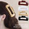 1/4Pcs Women Hair Claw Soft Silicone Anti-slip Teeth Back Head Hair Clip