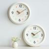 Clock Wall Clock Living Room 2025 New Home Fashion Silent Simple Creative Clock Wall Cream Wind