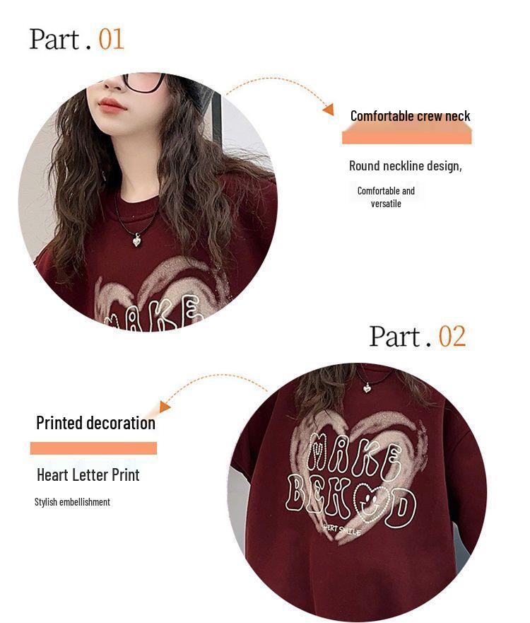 Свитшот для девочек с флисовой подкладкой и вставками: Стильный осенне-зимний пуловер для детей