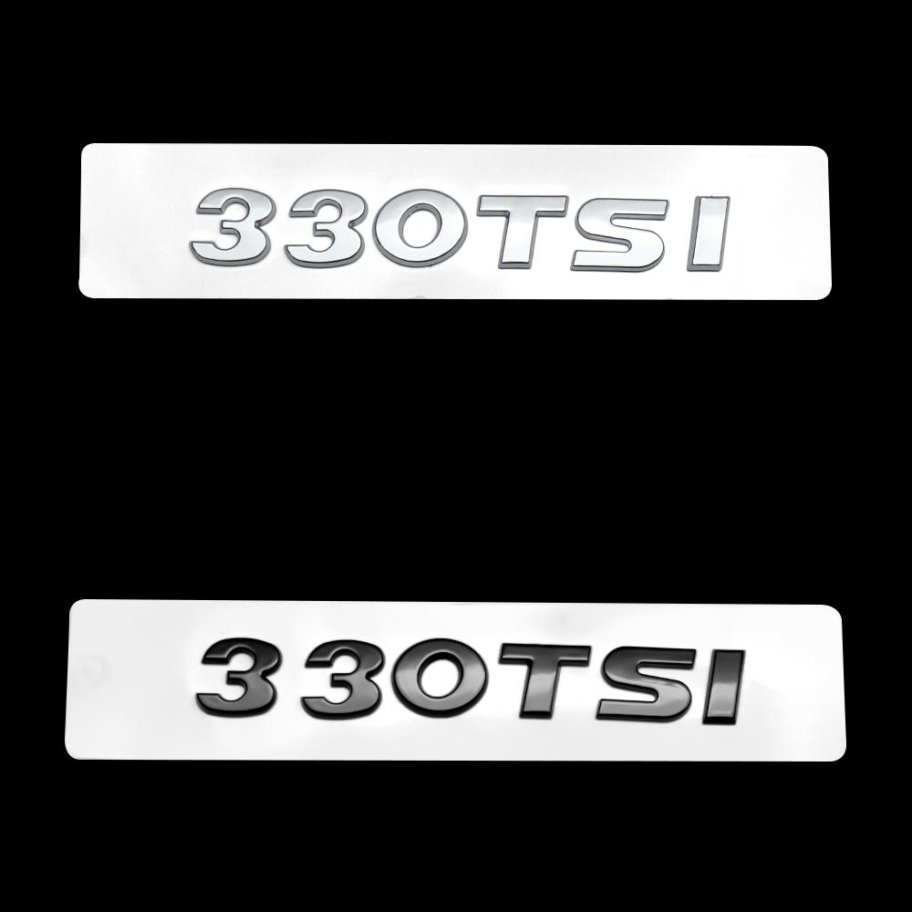 SVLHP1 For Volkswagen VW GTI Golf8 Polo Passat CC Tiguan R32 RLine Bora CC Caddy Touareg 3D ABS Car Trunk Logo Sticker Auto Accessories