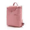 Longchamp Le Pliage Green 26 Foldable Button Zipper Closure Leather Trim Backpack Women backpack Pink 1699919P72