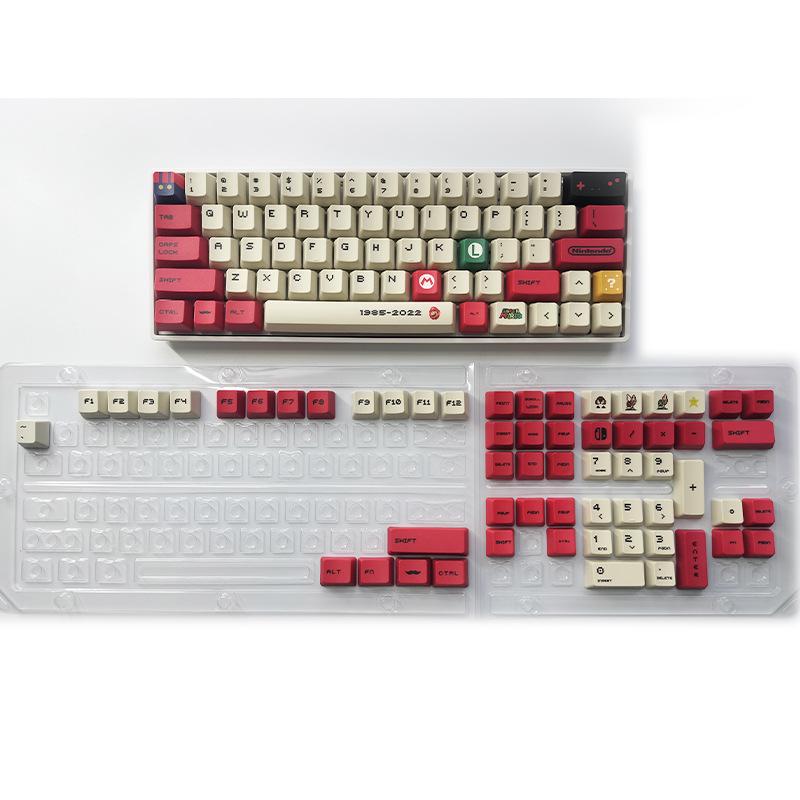 Текст Чжуинь Сублимированные PBT Персонализированные Колпачки Клавиш, 133 Клавиши для Механических Клавиатур