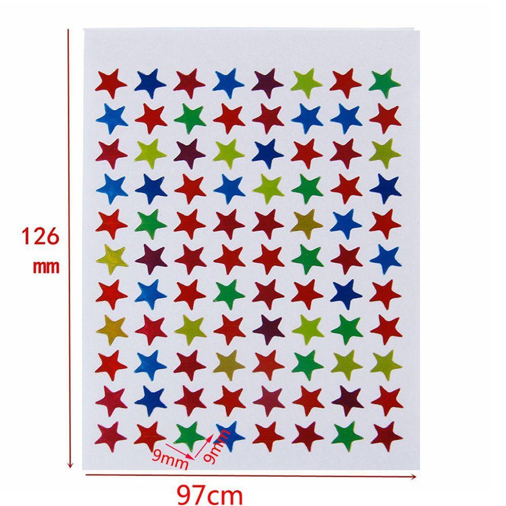 Hot Homework DIY Craft for School Children Star Shape Stickers Labels Teacher Reward Kids