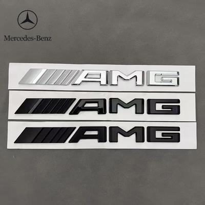 C200 E300 Горячий 2026 3D ABS Черный Логотип Эмблема AMG Буквы Значок на Багажник Автомобиля Для Mercedes Benz W204 W205 W176 W177 W212 W213 AMG Наклейка