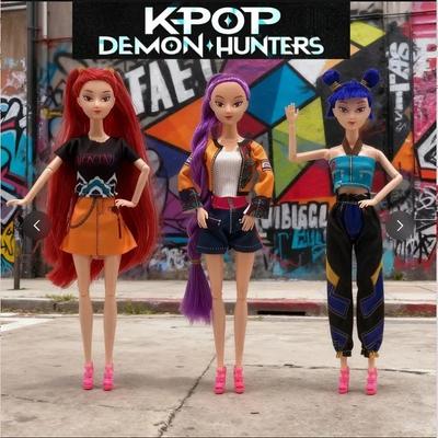 *** Kpop Охотники на демонов Аниме Фигурка Игрушка-фигурка Руми Мира Зои Красивая принцесса Кукла для девочки Мультфильм Коллекционная Подарок !!!!!!
