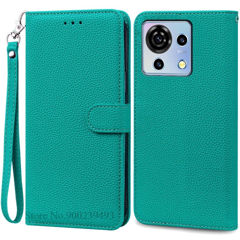 Для ZTE Blade V50 Vita Чехол-книжка кожаный флип-чехол для ZTE Blade V50 Vita Чехол-чехол для телефона Coque Fundas