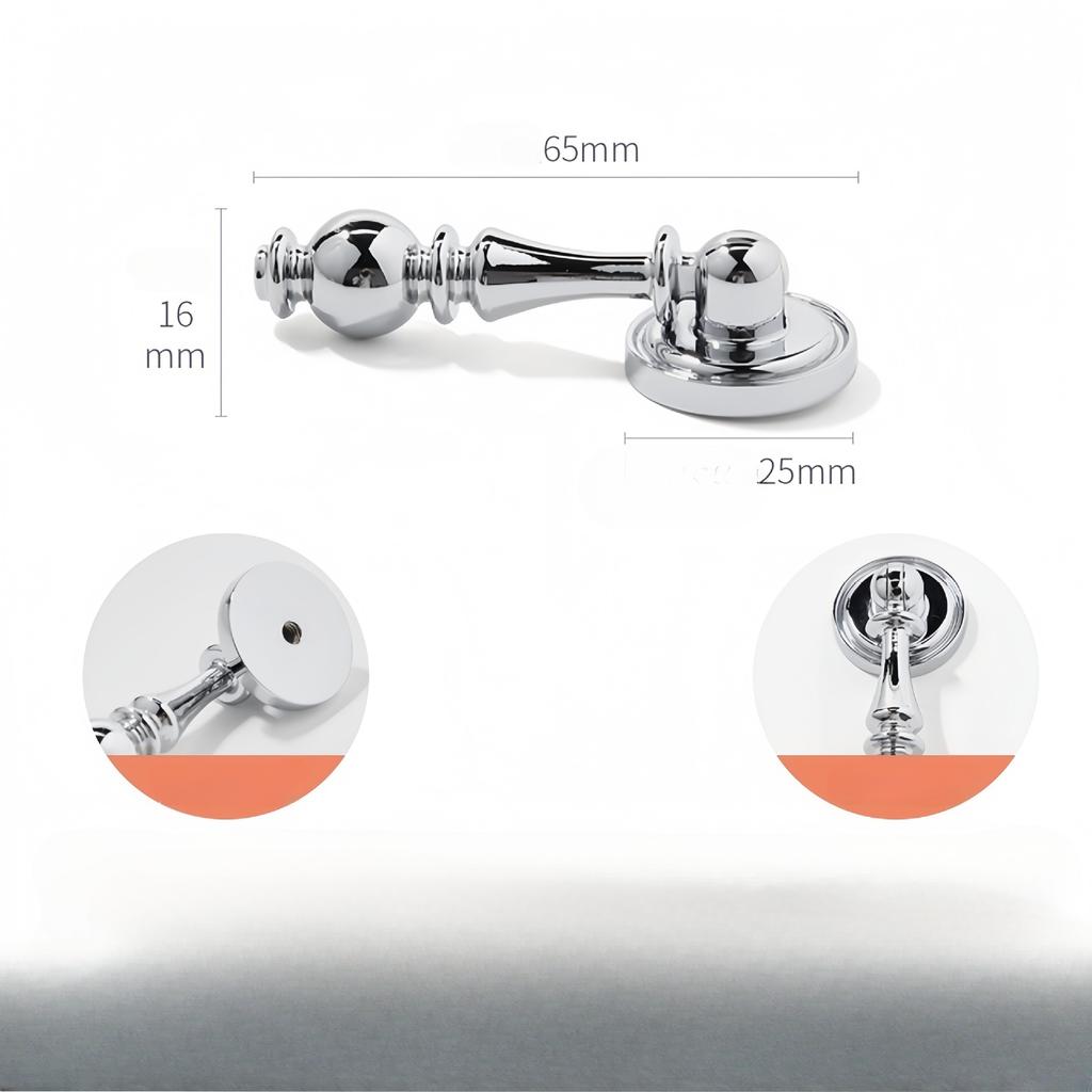 Хромированный, Подвеска, Легкая роскошь, Ручка для дверцы шкафа и ящика, Современная простота, Высококлассный, Ручка для шкафа-купе, Маленькая ручка в античном стиле