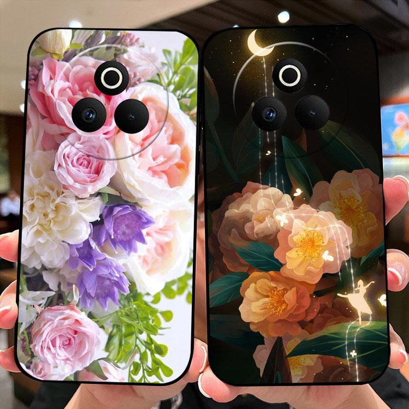 Чехол для Oppo Realme P3 Pro 5G Модный Цветной Расписной Силиконовый Мягкий Чехол для Телефона для Realme P 3 Pro 5G Ударопрочный Бамперные Оболочки