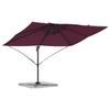 Cantilever Sun Umbrella Burgundy Red 351 x 250 x 260 cm