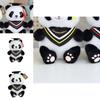 Charming Graduation Panda Plush Toy Adorable Stuffed Animal With Customizable Logo