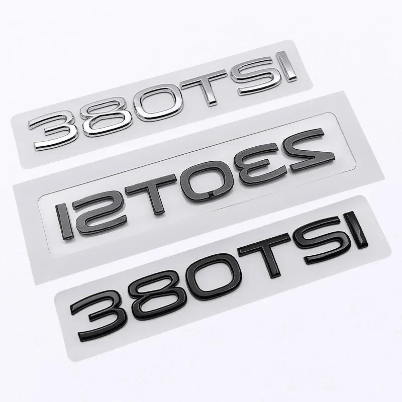 Auto Kofferbak Letters Badge 280TSI 300TSI 330TSI 380TSI Sticker For Volkswagen Golf Lavida Santana Touran Passat B5 Scirocco GJ4