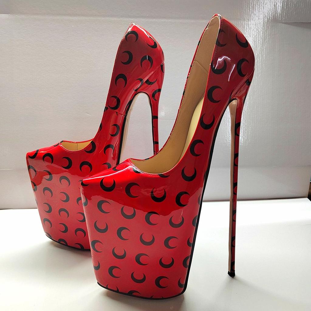 Обесцвечивание Остроносые Туфли Трансгендер Женская Обувь 30см Ультратонкий Высокий Каблук Стальная Труба Танцевальные Лодочки Гладиатор 12 Дюймов Шпильки