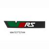 1Pc 3D Metal VRS Letters Logo Car Side Fender Emblem Rear Trunk Sticker Front Grille Badge Decals