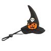 Lightweight Pet Headgear Halloween Cat Witch Hat, Fun Hat with Adjustable Elastic Strap, Cartoon Comfortable Headwear Ghost Pumpkin Bat Skull for Cats