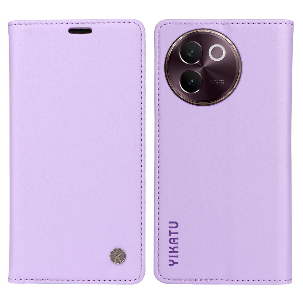 For vivo V40 Lite 5G/vivo V30e 5G Phone Cases YIKATU Magnetic Closure PU Leather Mobile Cover