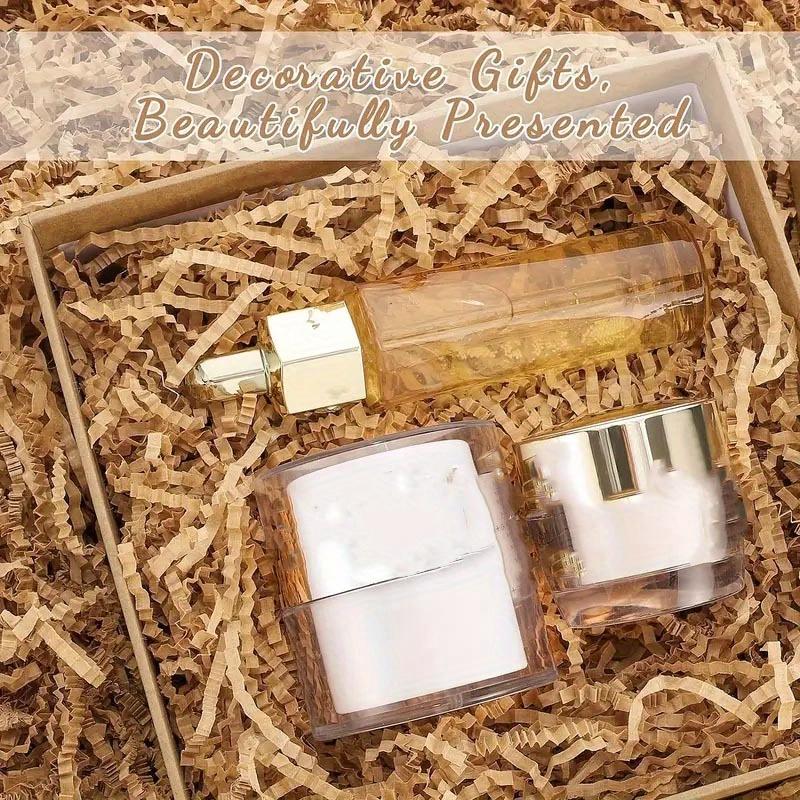 500 г крафт-бумага гофрированная резаная бумага наполнитель для подарочных коробок наполнитель для подарочных корзин праздничная упаковка