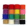 8Spools Color Mix Fox Fur Hair for Fly Tying Streamer Bait Fish Natural Fine Fiber Fly Tying Material