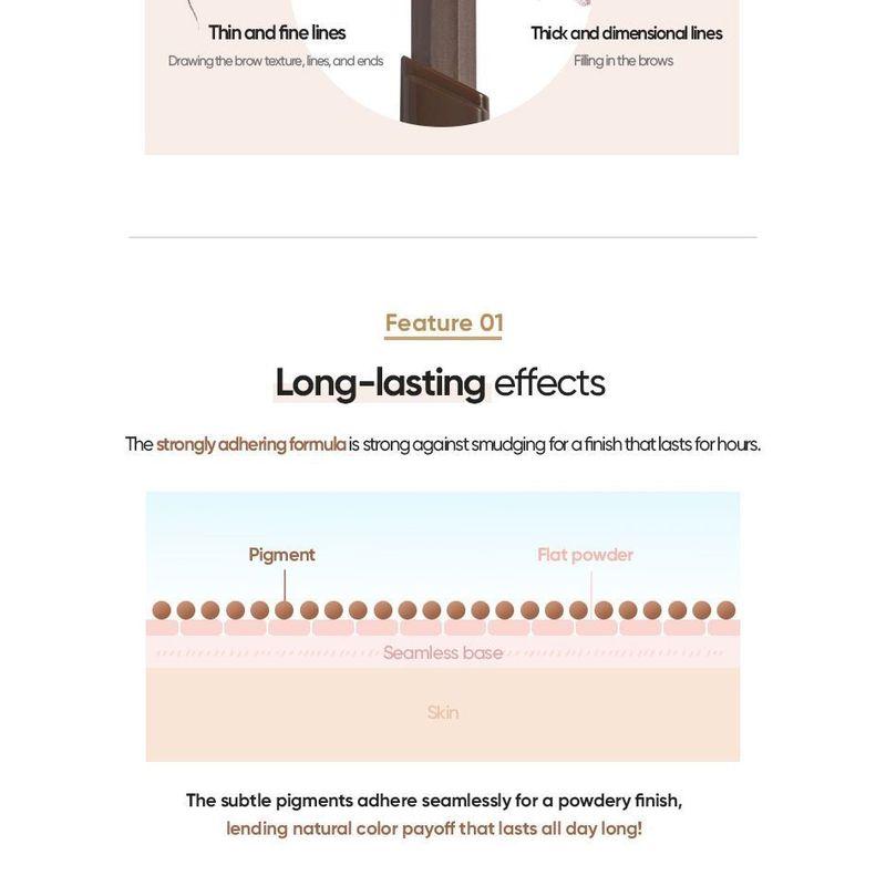 BANILA CO B by banila Карандаш для бровей Smudge Out Detail - 4 цвета