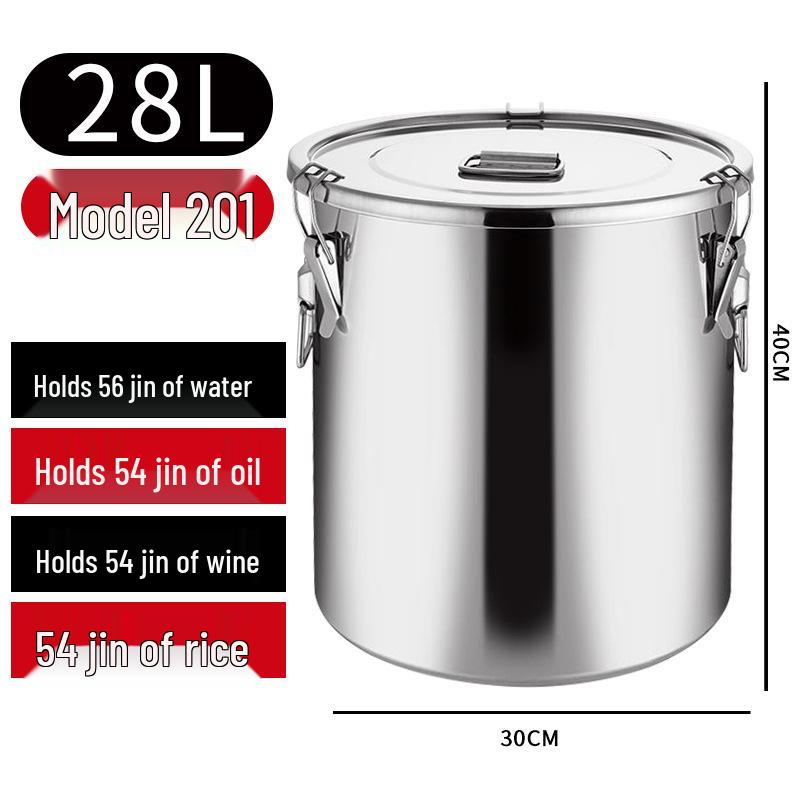 Герметичный многоцелевой бочонок из нержавеющей стали 304 для хранения вина, чая, молока, для ферментации, масла или риса