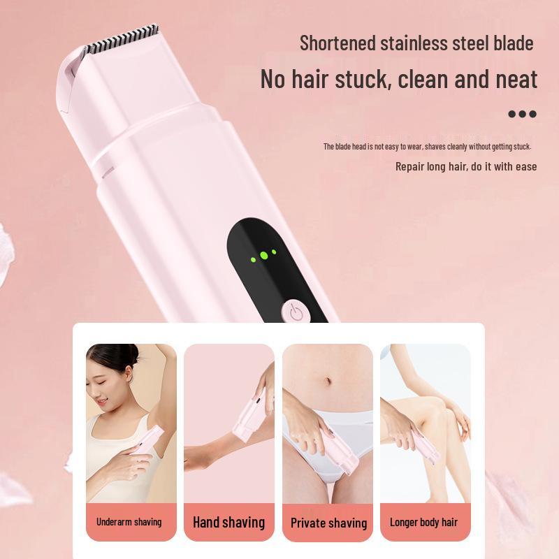 Портативный электрический триммер и бритва для интимной зоны для женщин