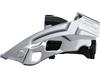 Shimano FD-T6000 TopSwing 3x10S Front Derailleur, 34.9mm Diameter Band (with 31.8/28.6mm Adapter), Silver, IFDT6000L6XL