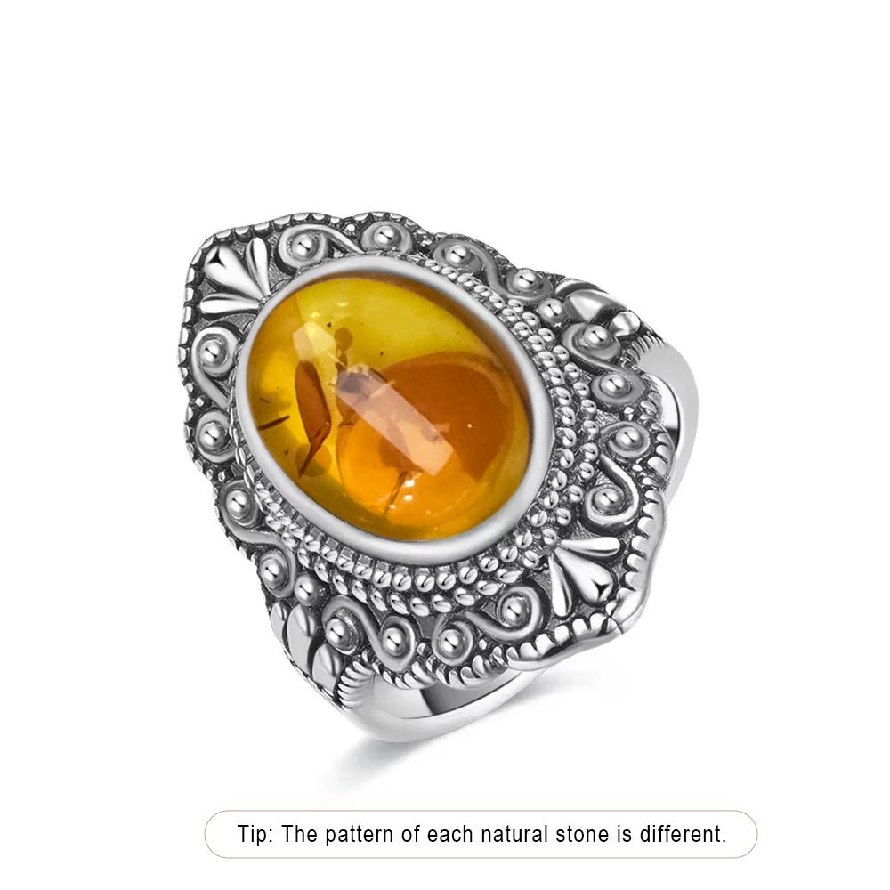 Винтажное Серебряное Кольцо Овальное Натуральный Лабрадорит Кольца На Палец Ретро Черный Оникс Тонкие Ювелирные Изделия Вечеринка Для Женщин Мужчин