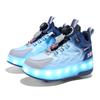 TUINANLE High Quality Skate Shoes for Kids LED Light Luminous Sneakers Children Two Wheels Shoes for Boys Girls with USB Charging