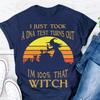 Футболка с надписью «I'm That Witch» для женщин с коротким рукавом и круглым вырезом, свободная футболка, летняя женская футболка, топы, женские рубашки