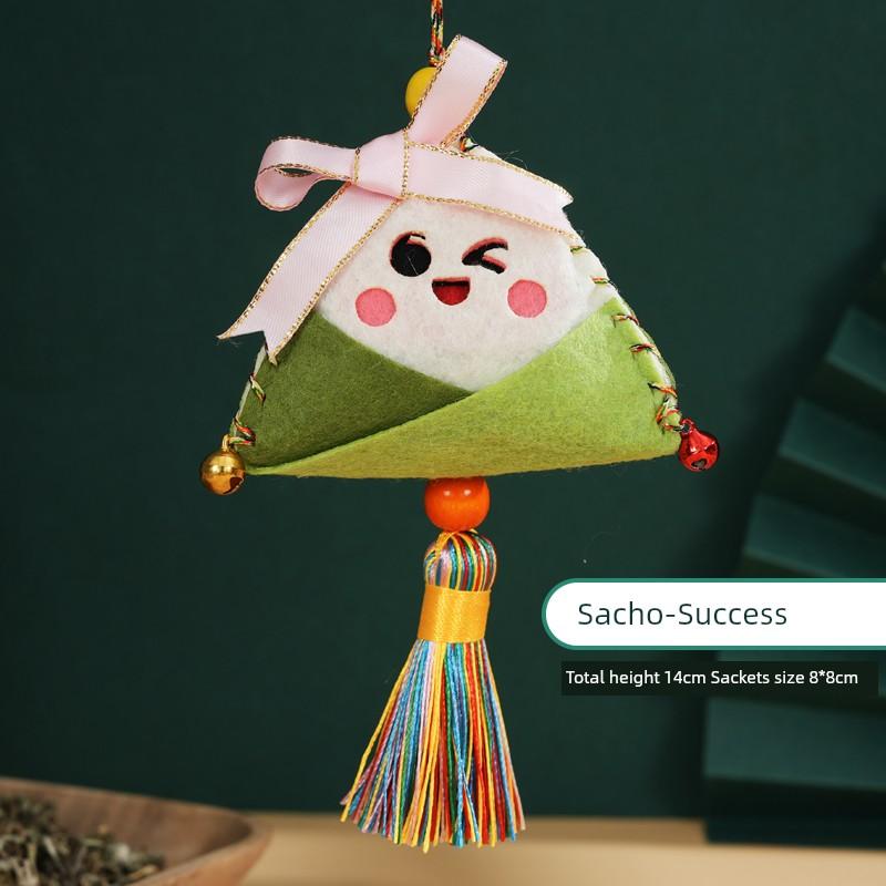 Dragon Boat Festival Handmade DIY Material Package Perfume Bag Zongzi Zodiac Sachet Argy Wormwood Mosquito Repellent Chinese Herbal Medicine Bag