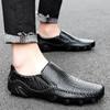 Новая модная мужская удобная обувь-бобы в виде осьминога, весенняя мужская классическая дышащая нескользящая обувь-лоферы с мягкой подошвой