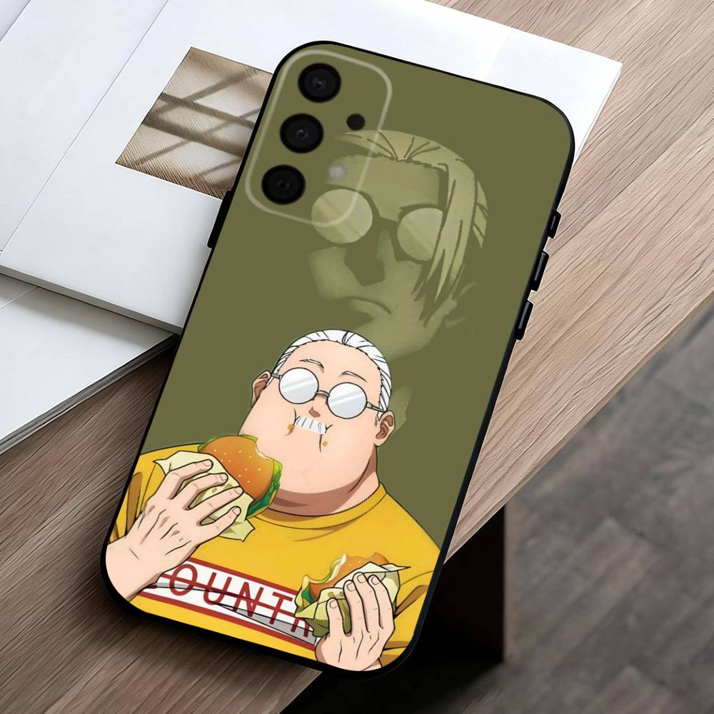 Manga Series S-SAKAMOTO D-DAYS phone Case For Samsung Galaxy A73,A72,A71,A70,A53,A52,A51,Others Soft Black Shell