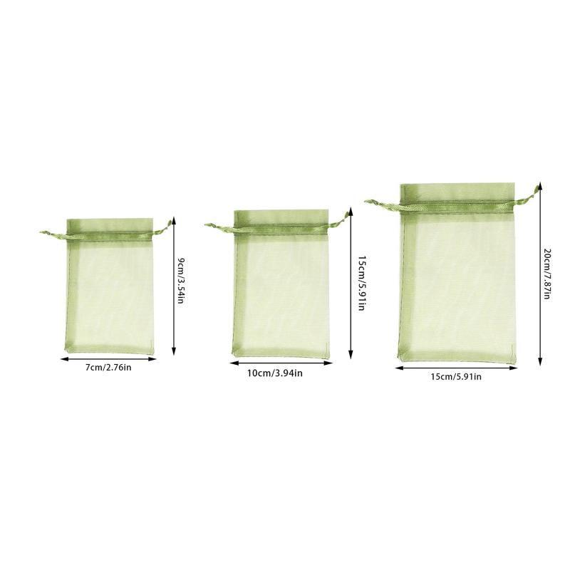 50pcs Garden Fruit Mesh Drawstring Bags Plant Fruit Protective Cover Vegetable Tomato Netting Bags