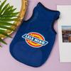 Pet Clothes Super Soft Decorative Polyester Puppy Cartoon Print Ultra-Thin Vest Apparel for Outdoor