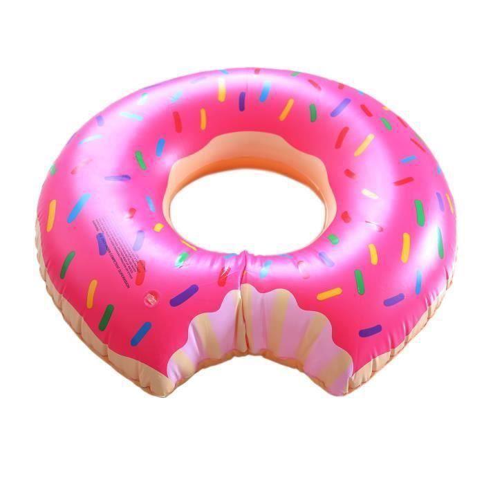 Bouée Gonflable Donut Flotteur Anneau de Natation 120cm @R7
