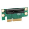 PCI Express 4X Riser Card Professional 90 Degree Adapter Card PCIe 4X Extension Card for 1U 2U Small Computer and