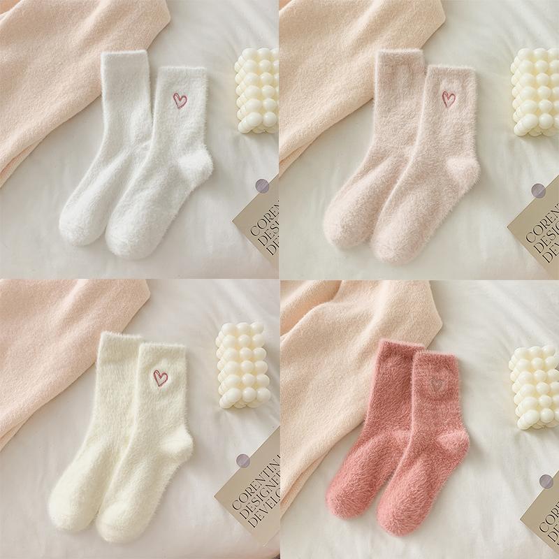 Fuzzy Socks for Women Fluffy Warm Slipper Winter Cozy Socks for Home Sleeping