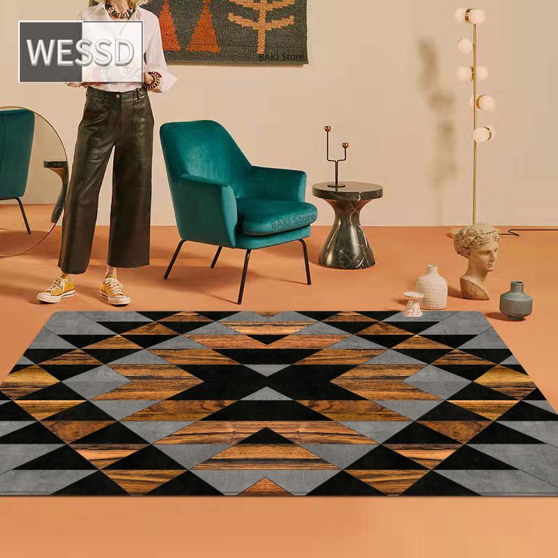 3D ковер с деревянным принтом для гостиной, ретро, ​​индивидуальный размер, мягкий нескользящий кухонный ковер, детский игровой коврик, коврик для передней двери, коврик