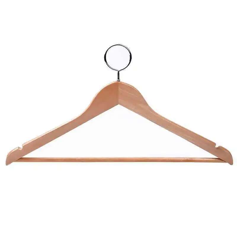 Отель Противокражные Высококачественные Вешалки для одежды из массива дерева Мужские и женские Детская одежда Нескользящая Деревянная вешалка для одежды Подвесная