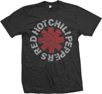 RED HOT CHILI PEPPERS - Винтажный логотип - ФУТБОЛКА S-M-L-XL-2XL Новая! официальный