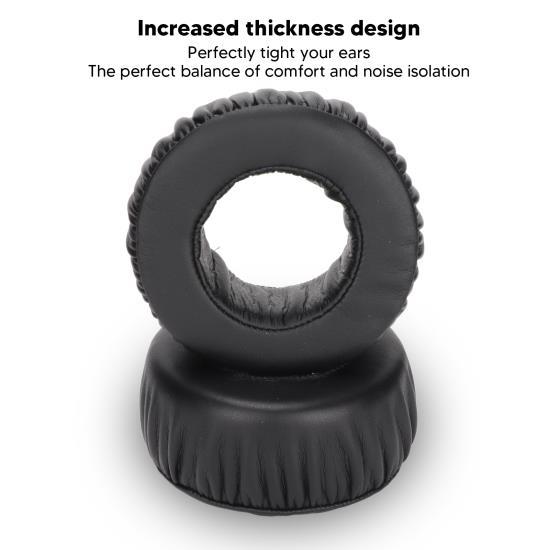 Амбушюры для наушников с шумоизоляцией из протеиновой кожи и эффектом памяти, утолщенные сменные амбушюры 