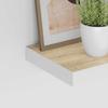 Vidaxl Półki Ścienne, 2 Szt., Kolor Dębu I Biel, 50X23X3,8 Cm, Mdf