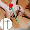 Waterproof Flower Ring Box Elegant Auto Blooming Ring Box Proposal Ring Box  Engagement