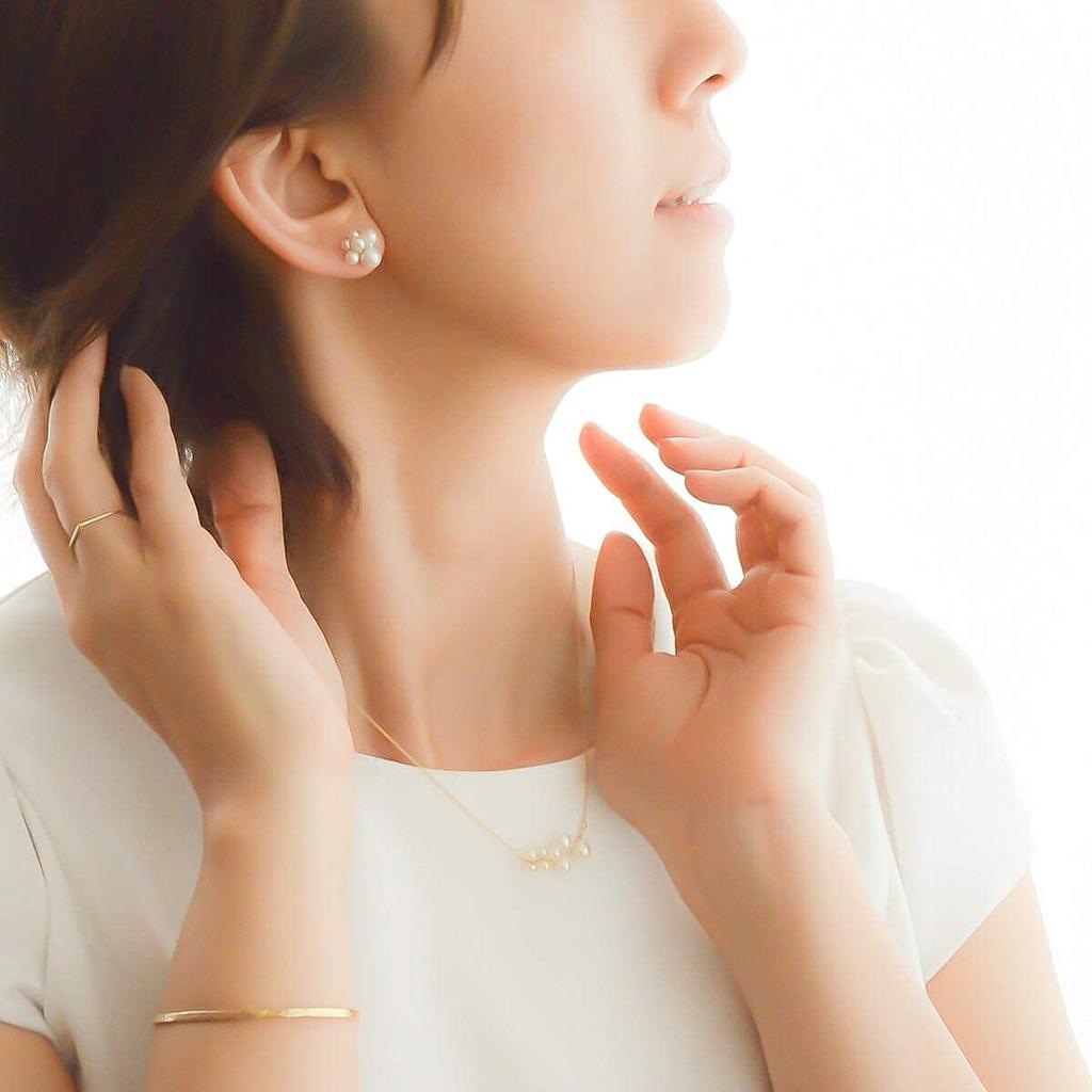 [NAOTJEWELRY] [Naot Jewelry] Женское жемчужное ожерелье [В подарочной коробке] Жемчужное ожерелье на белом золотом проводе