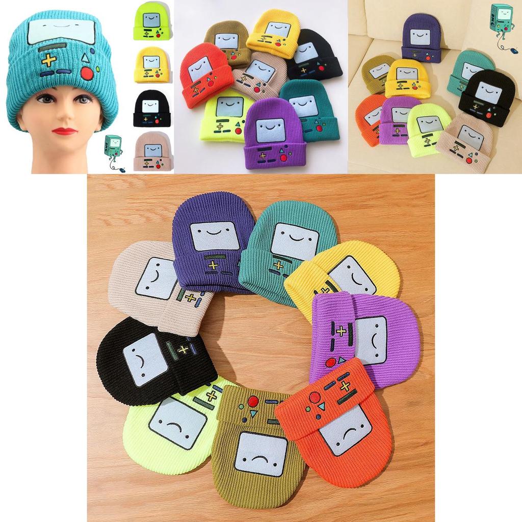 Время приключений с Финном и Джейком Мягкая вязаная шапка-бини для косплея и тепла